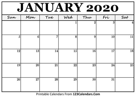 Printable Calendar To Write On Month Calendar Printable