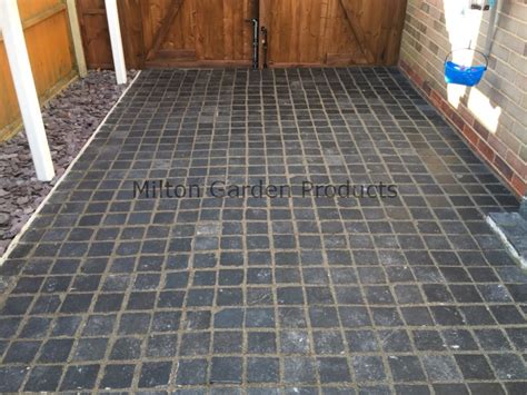 Black Limestone Cobble Setts 30mm 50mm Heavy Duty 100x100 1m²