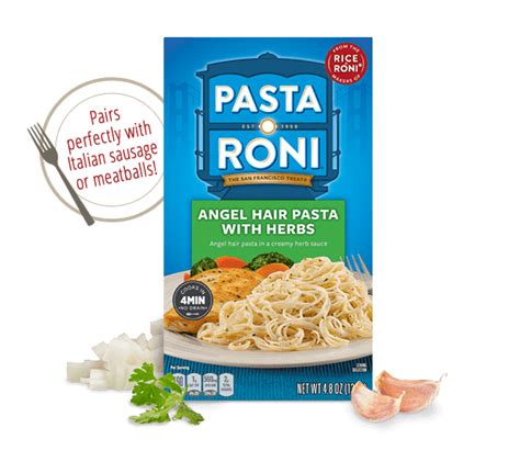 Angel Hair Pasta And Herbs Pasta Roni