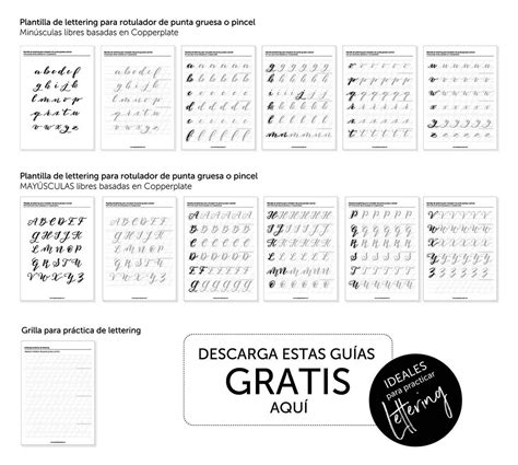 Plantillas De Lettering Para Imprimir Gratis