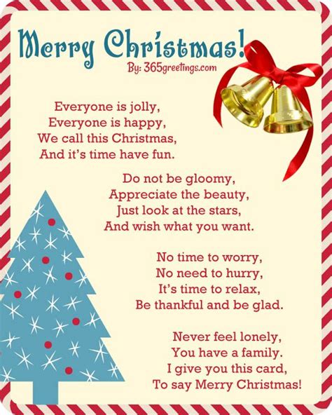 Christmas Poems For Kids Christmas Celebration All About Christmas