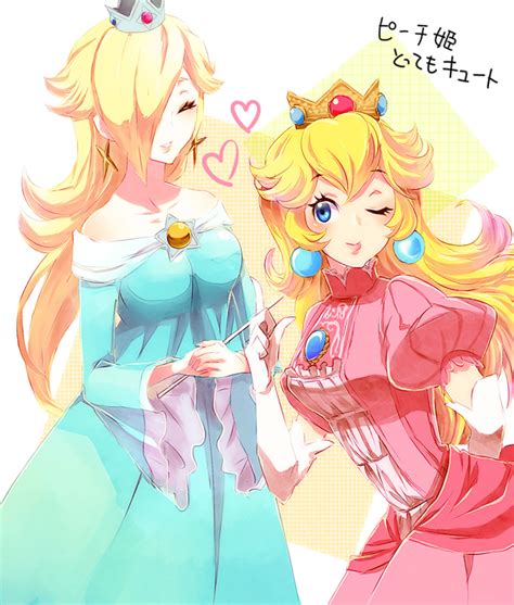 Princess Peach And Rosalina Mario And More Drawn By Poo Danbooru
