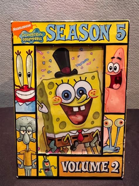 Spongebob Squarepants Season 5 Volume 2 Dvd 2008 2 Disc Set