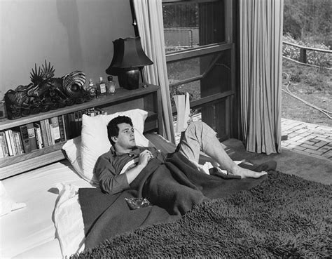 Rock Hudson At His North Hollywood Home 1952 Sid Avery Becker Minty