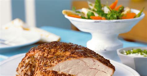 Putenbraten mit Honig-Senf Kruste