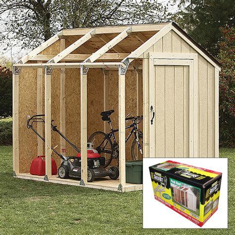 2x4 Basics Diy Shed Kit Peak Roof Style Knives And Swords