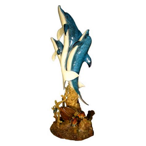 Bronze Three Dolphins Fountain Florida Bronze Statues Sculptures And