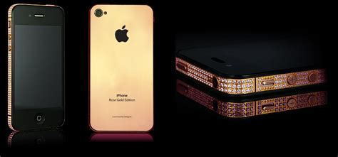 Iphone 4s Gold With Swarovski Stones Bellisima