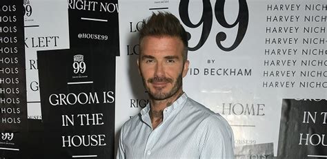 David Beckham Launches New House 99 Grooming Range At Harvey Nichols