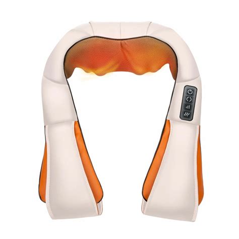 4d U Shape Electrical Shiatsu Back Neck Shoulder Body Massager Home Car Infrared Heated Kneading