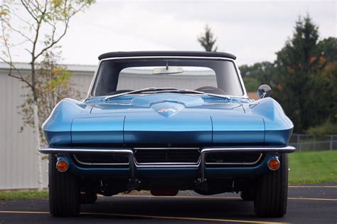 1965 Corvette Convertible 396 Front 24x36 Inch Poster Sports Car