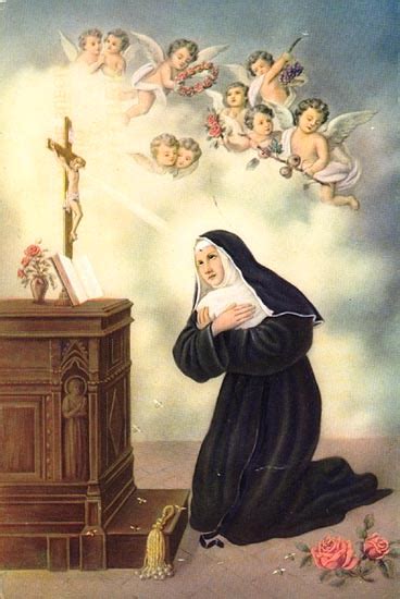 Ella no fue aceptada, pero después de orarle a sus tres. una vida católica en construcción: Rita de Casia, santa ...