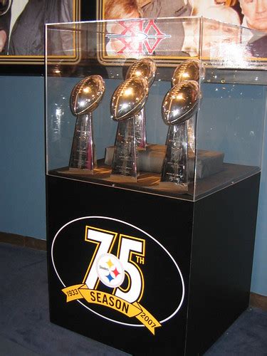 Steelers Vince Lombardi Trophies From Steelers 75th Annive Flickr