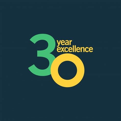 30 Year Vector Hd Images 30 Year Of Excellence Vector Template Design