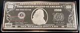 Washington Mint Silver 100 Dollar Bill Value Images