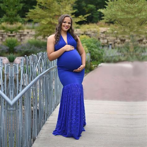 2019 Summer Maternity Dresses For Photography Halter Fitting Pregnancy
