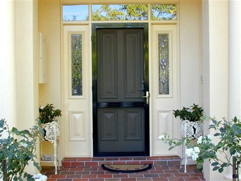 A screen door is an excellent feature to have on doors leading to the outside of your house. crimsafe screen doors - Google Search | Metal screen doors ...