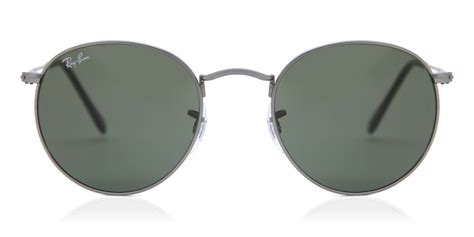Ray Ban Rb Round Metal Sunglasses In Matte Gunmetal Grey