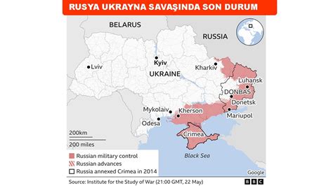 Ukrayna Son Durum Haritas Haziran Pazar Itibariyle Durum Ne