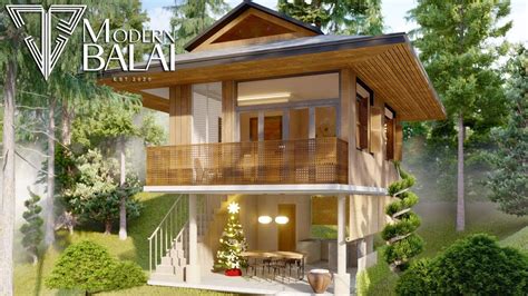 Modern Bahay Kubo Simple House Design 6x7 Meters Modern Balai Youtube