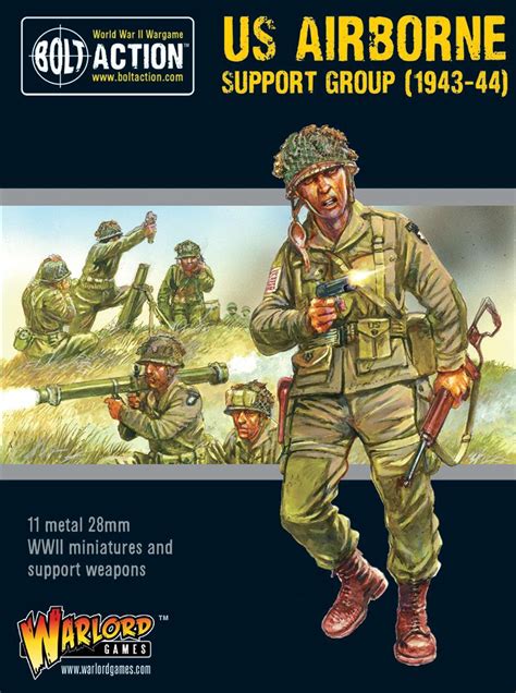 Warlord Games Bolt Action Wwii Wargame Us Airborne Support Group