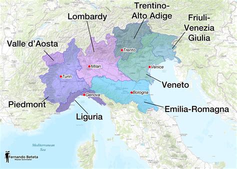 Wine Region Overview Northern Italy Briscoe Bites