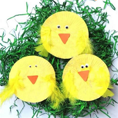 Paper Plate Easter Chick Craft For Toddlers My Bored Toddler