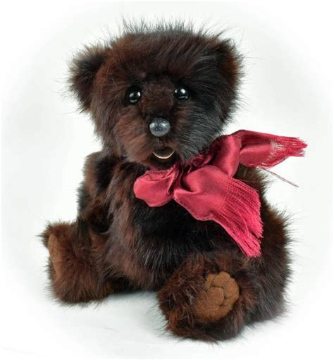 Victor Mink Teddy Bear Real Fur Teddy Bear Artist Bear Etsy Teddy