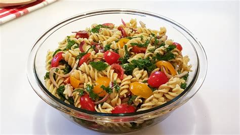Salade de pâtes et sa vinaigrette italienne UN DÉLICE -