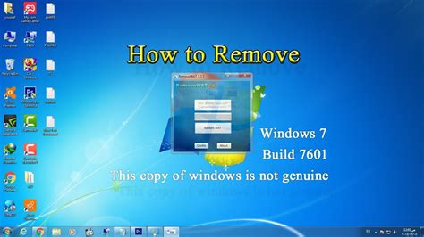 Test mode windows 7 build 7601. كيفية إزالة Windows 7 build 7601 this copy of windows is ...