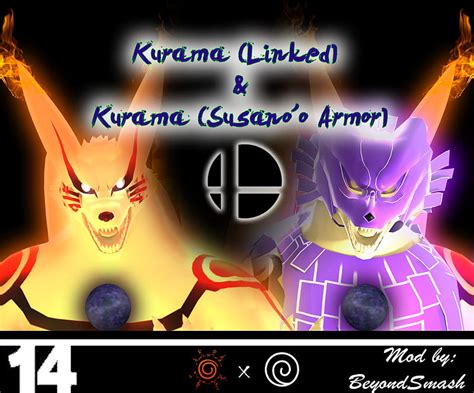 Kurama Linked And Susanoo Armor Jp Voicenew Super Smash Bros