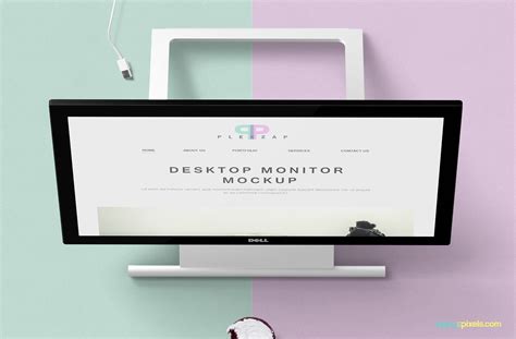 Free Desktop Monitor Mockup Zippypixels