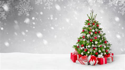 wallpaper christmas  year gifts fir tree snow
