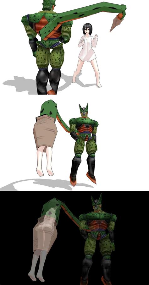 Cell Absorbs Mikasa By Absortionlab On Deviantart