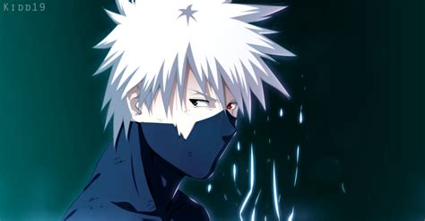 5061893 Boy White Hair Kakashi Hatake Anime Minimalist Naruto