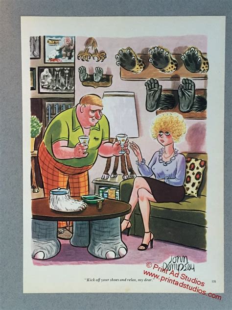 1980 Playboy Cartoon Collection 7 Illustrated Cartoons Etsy