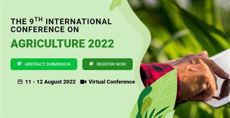 Th International Conference On Agriculture