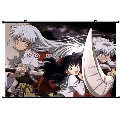 1 X Inuyasha Anime Wall Scroll Poster 2416 Support Customized