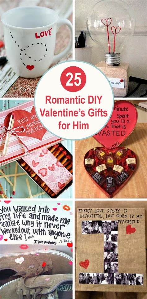 Best ideas for romantic gifts! 25 Romantic DIY Valentine's Gifts for Him 2017