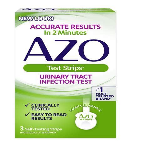 AZO Test Strips Urinary Tract Infection Test CT Walmart Com
