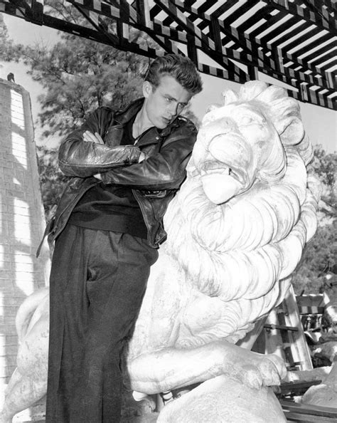 james dean poses for a photo on the set of the warner bros film east of eden in 1954 in