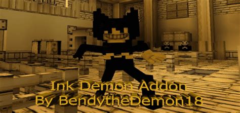 Ink Demon Addon Ink Bendy V111 Mcpe Addonsmcpe Mods And Addons