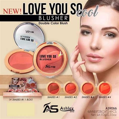 ashley shine double color blusher as9066 10g shopee philippines