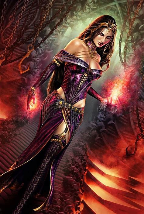 Wizard Sorcerer D D Character Dump In Fantasy Art Women Fantasy