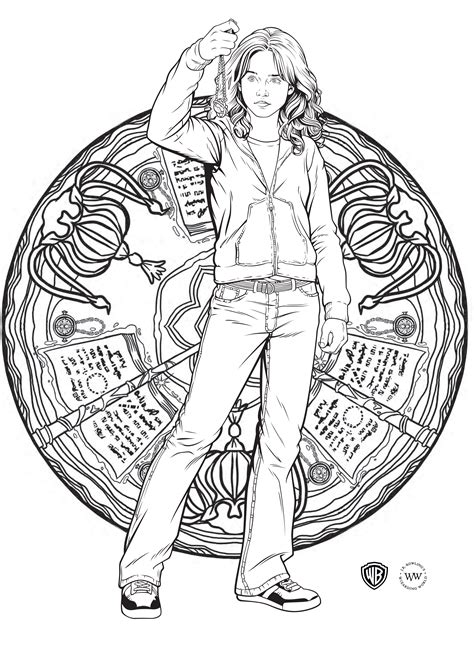 Hermione Grangers Name Coloring Pages Coloring Pages Hermione Granger
