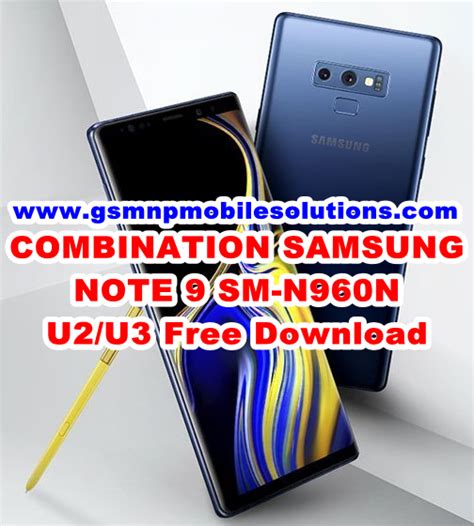 0 ratings0% found this document useful (0 votes). COMBINATION SAMSUNG NOTE 9 SM-N960N U2/U3 Free Download - GSM NP MOBILE SOLUTIONS