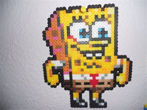 Spongebob Squarepants Perler Beads By Lalalauren858 Hama Beads