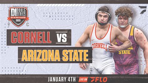 2023 Flowrestling Di Duals Series Cornell Vs Arizona State Wrestling