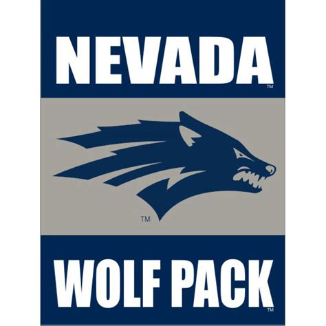 Nevada Wolf Pack 30 X 40 Decorative Flag