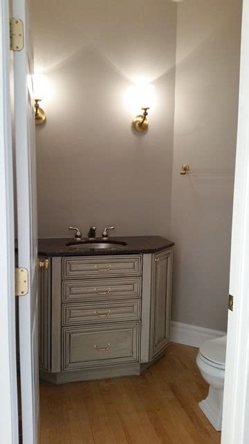 I refinished/updated all of the items myself. Cabinet Refinishing - Refinishing a Bathroom Vanity - D'franco